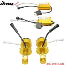 Load image into Gallery viewer, 25W H4 Dual Beam LED kit w/ Fits 99-00 Civic JDM Housing Headlight