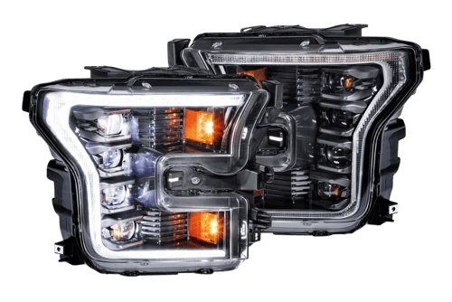 MM XB HEADS: F150 (15-17)(WHITE DRL)