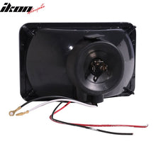 Load image into Gallery viewer, Universal 4X6 Square H4 Diamond Cut Style Clear Lens Headlight