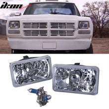 Load image into Gallery viewer, 1983-1989 Lincoln Town 4x6 H4 Sealed Beam Crystal Diamond Headlight