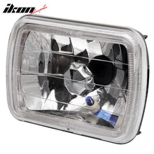 Load image into Gallery viewer, 7X6 Inches Blue Halo Diamond Headlights Lamps Square