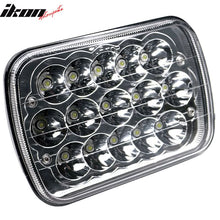 Load image into Gallery viewer, 7in x 6in Full LED Sealed Beam Square Projector Headlight Clear Lens
