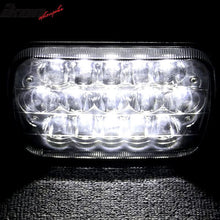 Load image into Gallery viewer, 7in x 6in Full LED Sealed Beam Square Projector Headlight Clear Lens