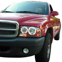Load image into Gallery viewer, Fits 98-04 Dodge Durango Dakota CCFL Halo Headlights Black