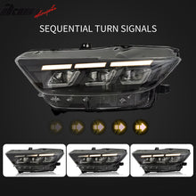 Load image into Gallery viewer, 2015-2022 Ford Mustang Shelby 2024 Style Switchback Head Lights Lamp