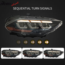 Load image into Gallery viewer, 2018-2023 Ford Mustang EcoBoost GT V6 2024 Style Switchback Headlights