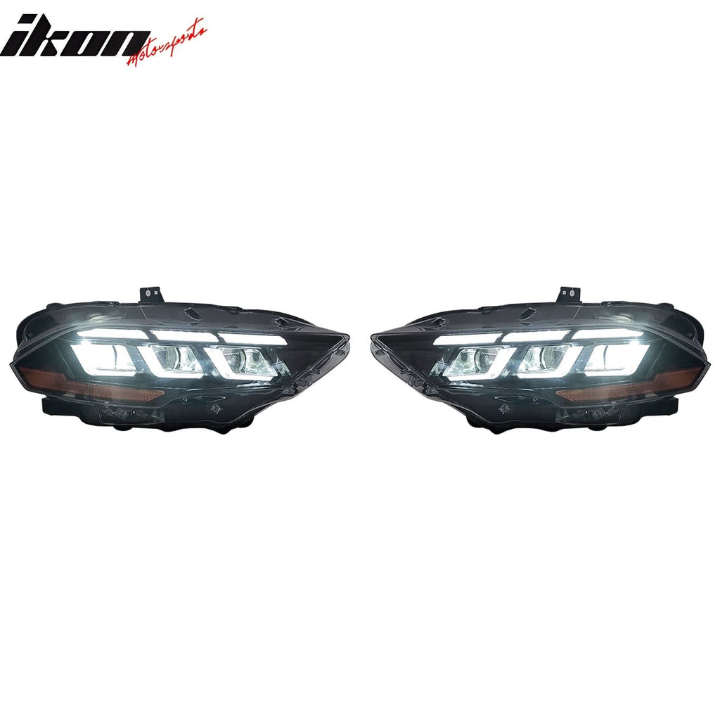 2018-2023 Ford Mustang EcoBoost GT V6 2024 Style Switchback Headlights
