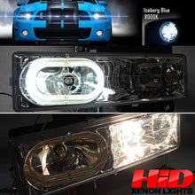 Load image into Gallery viewer, Fits 92-99 Chevy C10 Yukon Headlight Corner LED Bumper Lamp Smoked 8Pc