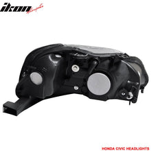 Load image into Gallery viewer, 25W H4 Dual Beam LED kit w/ Fits 99-00 Civic JDM Housing Headlight