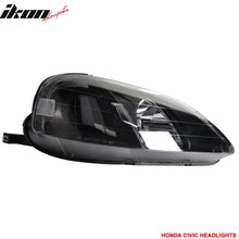 Load image into Gallery viewer, 25W H4 Dual Beam LED kit w/ Fits 99-00 Civic JDM Housing Headlight