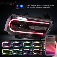 Load image into Gallery viewer, 2011-2014 Dodge Charger DRL LED Headlights Lamps with 8 Colors