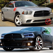 Load image into Gallery viewer, 2011-2014 Dodge Charger DRL LED Headlights Lamps with 8 Colors