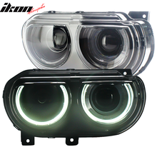 Load image into Gallery viewer, Fits 08-14 Dodge Challenger Front Bumper &amp; SRT Front Lip &amp; Headlights