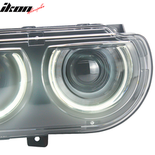 Load image into Gallery viewer, Fits 08-14 Dodge Challenger Headlights w/ Sequentail Dual Beam