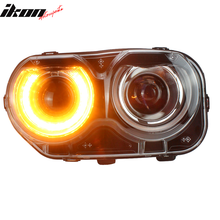 Load image into Gallery viewer, Fits 15-23 Dodge Challenger Sequential LED Halo DRL  Headlights