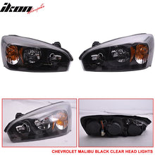 Load image into Gallery viewer, 2004-2007 Chevy Malibu Headlights Lamp Clear Lens Amber Reflectors