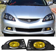 Load image into Gallery viewer, 2005-2007Â Acura RSX Yellow Lens Bumper Fog Lights Lamps RH LH Driving