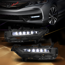 Load image into Gallery viewer, Fits 16-17 Honda Accord Full LED Bumper Fog Lights w/ Switch &amp; Wiring