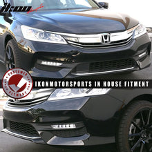 Load image into Gallery viewer, Fits 16-17 Honda Accord LED Fog Lights Kit w/ Bezel Switch Wires