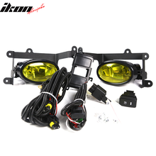 Load image into Gallery viewer, Fits 06-08 Honda Civic 2Dr Coupe Yellow Lens Fog Lights OE