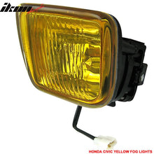Load image into Gallery viewer, 1996-1998 Honda Civic EK JDM Yellow Fog Lights Lamps