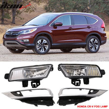 Load image into Gallery viewer, 2015-2017 Honda CRV Fog Lights Lamps w/ Bezels Wiring