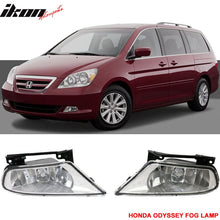 Load image into Gallery viewer, 2005-2007 Honda Odyssey 2PCS Fog Lamp Fog Lights Wiring Kit Bulb ABS