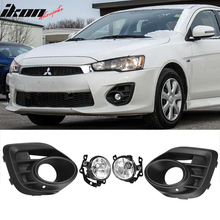 Load image into Gallery viewer, Fits 16-17 Mitsubishi Lancer Clear Daytime Running Light Fog Lights