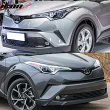 Load image into Gallery viewer, 2017-2019 Toyota C-HR Black Housing Clear Lens Fog Lights Kit ABS