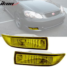 Load image into Gallery viewer, Fits 03-04 Toyota Corolla Crystal Front Bumper FogLight Lamps Yellow