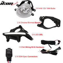 Load image into Gallery viewer, 2014-2019 Toyota Highlander Clear Lens DRL LED Fog Light Pair ABS