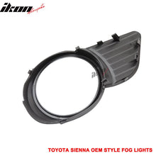 Load image into Gallery viewer, 2011-2017 Toyota Sienna Chrome Housing Clear Len Fog Light &amp; Covers