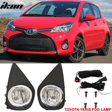 Load image into Gallery viewer, 2015-2017 Toyota Yaris Hatchback Clear Lens Front Fog Lights Lamps ABS