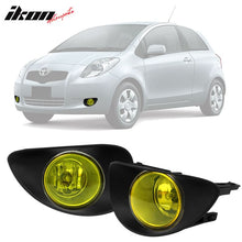 Load image into Gallery viewer, Fits 06-08 Toyota Yaris Hatchback Front Fog Light Lamps Yellow Lens