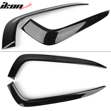 Load image into Gallery viewer, 2016-2018Â Honda Civic Fog Lights Cover Eye Lid Trim Carbon Fiber Print
