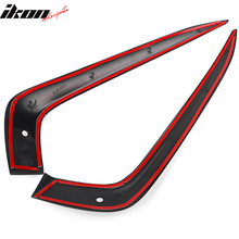 Load image into Gallery viewer, 2016-2018Â Honda Civic Fog Lights Cover Eye Lid Trim Carbon Fiber Print