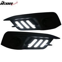 Load image into Gallery viewer, 2016-2018Â Honda Civic LED Amber &amp; White Fog light Bezels Cover 2DR 4DR