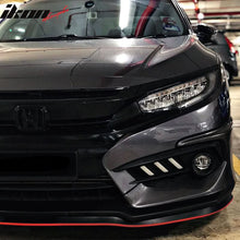 Load image into Gallery viewer, 2016-2018Â Honda Civic LED Amber &amp; White Fog light Bezels Cover 2DR 4DR