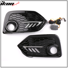 Load image into Gallery viewer, 2017-2018Â Honda Civic DRL Fog Light Covers Yellow Signal