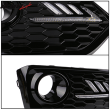 Load image into Gallery viewer, 2017-2018Â Honda Civic DRL Fog Light Covers Yellow Signal