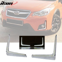 Load image into Gallery viewer, 2016-2017 Subaru Crosstrek XV White DRL LED Fog Light Pair ABS