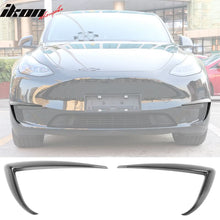 Load image into Gallery viewer, Fog Light Trims for 2020-2023 Tesla Model Y, IKON Style ABS Plastic 2P
