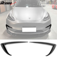 Load image into Gallery viewer, Fog Light Trims for 2020-2023 Tesla Model Y, IKON Style ABS Plastic 2P