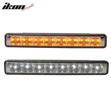 Load image into Gallery viewer, Universal DRL White LED Fog Lights w/ Amber Turn Signal Bar Lights