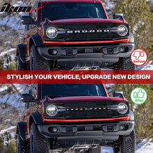 Load image into Gallery viewer, 2021-2025 Ford Bronco 2/4 Door Front Bumper Grille Lights Black