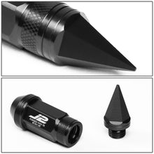 Load image into Gallery viewer, Spiked Cap Lug Nuts - Aluminum - 80MM - M12X1.5 - 20PCS w/ Adapter