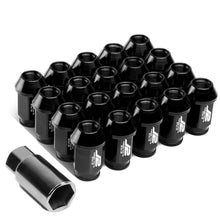 Load image into Gallery viewer, Universal Aluminum Lug Nuts - Open End 40MM M12x1.25 20pcs Black