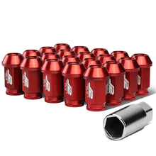 Load image into Gallery viewer, Aluminum Open-End Lug Nuts 40MM M12x1.25 20PCS Set Red