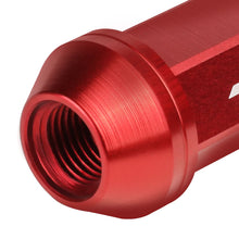 Load image into Gallery viewer, Aluminum Open-End Lug Nuts 40MM M12x1.25 20PCS Set Red