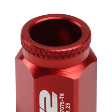 Load image into Gallery viewer, Aluminum Open-End Lug Nuts 40MM M12x1.25 20PCS Set Red